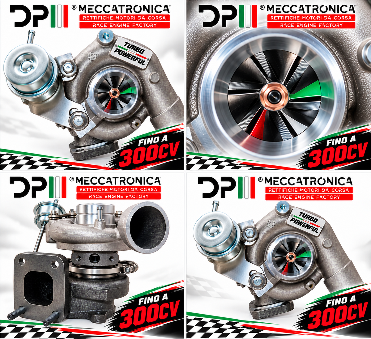 Elaborazione Turbina TD04 Abarth Fino a 300cv TP300