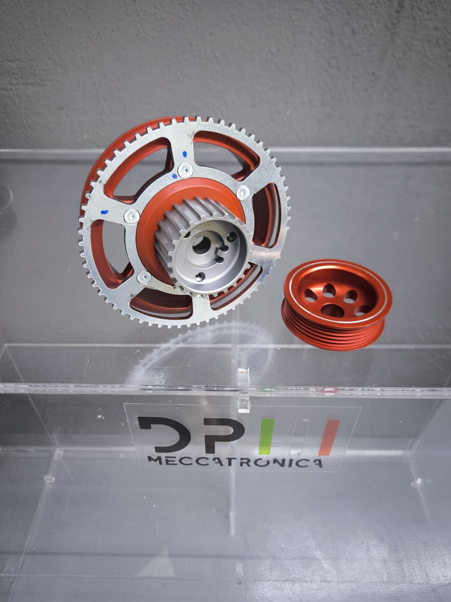 INGRANAGGIO DISTRIBUZIONE IN ACCIAIO CON SPINETTE IN ACCIAIO (OVER 400CV) KIT PULEGGE 500 ABARTH 1.4 TJET T-JET 500 595 695 GRANDE PUNTO MITO