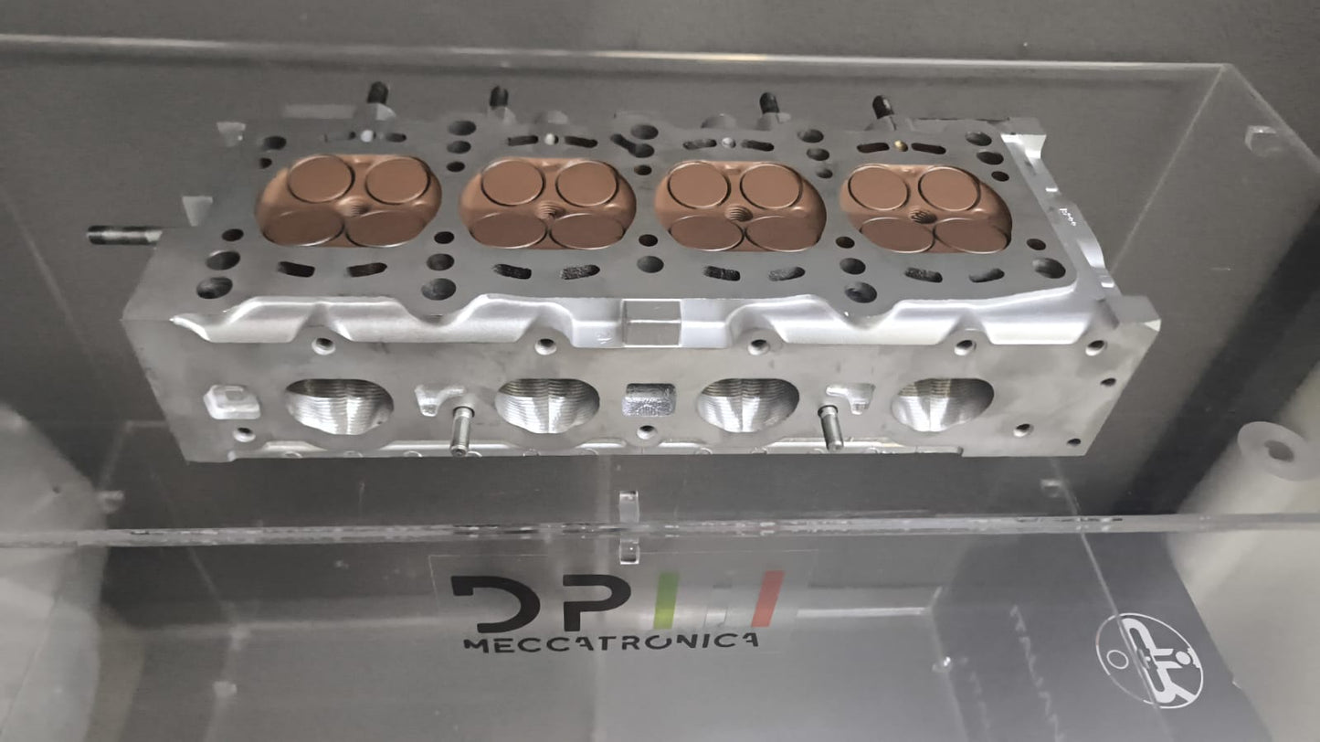 TESTATA ELABORATA 1.4 TJET 16V FIAT 500 ABARTH STRADALE PISTA COMPETIZIONE RACING (PROGETTO DPMECCATRONICA)