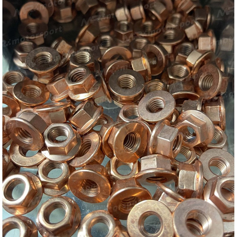 Dadi in Rame per Downpipe e Turbine M8x1.25