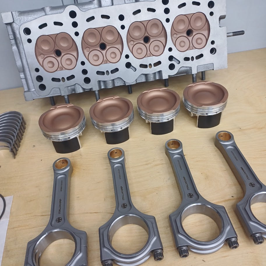 TESTATA ELABORATA 1.4 TJET 16V FIAT 500 ABARTH STRADALE PISTA COMPETIZIONE RACING (PROGETTO DPMECCATRONICA)