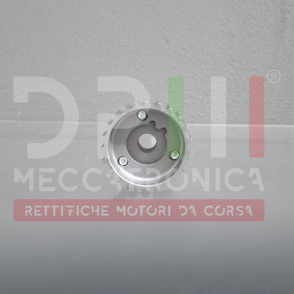 Kit Pulegge Over 400 CV Abarth 1.4 T-Jet | Ergal Anodizzato e Acciaio | 500 595 695 | Albero Motore + Alternatore + Ingranaggio Distribuzione