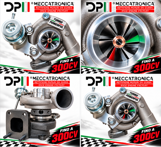 Elaborazione Turbina TD04  Abarth Fino a 300cv TP300