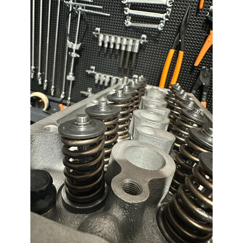 Piattelli e semiconi in acciaio per valvole testata ad un canalino