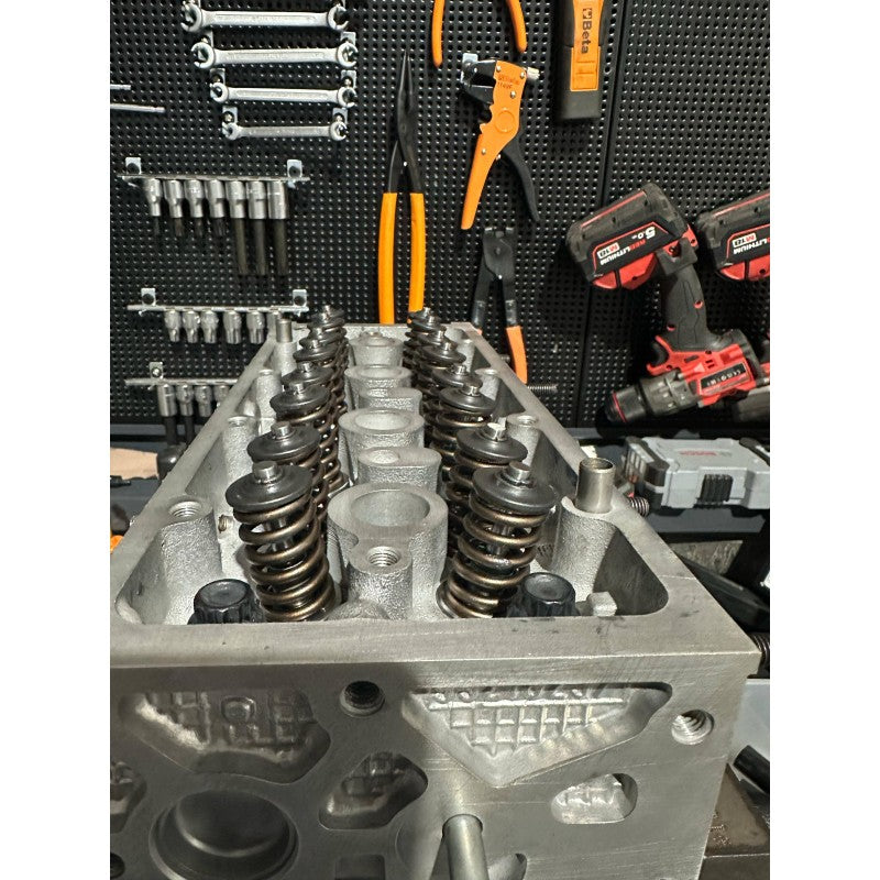 Piattelli e semiconi in acciaio per valvole testata ad un canalino