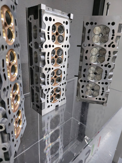 TESTATA ELABORATA 1.4 TJET 16V FIAT 500 ABARTH STRADALE PISTA COMPETIZIONE RACING (PROGETTO DPMECCATRONICA)