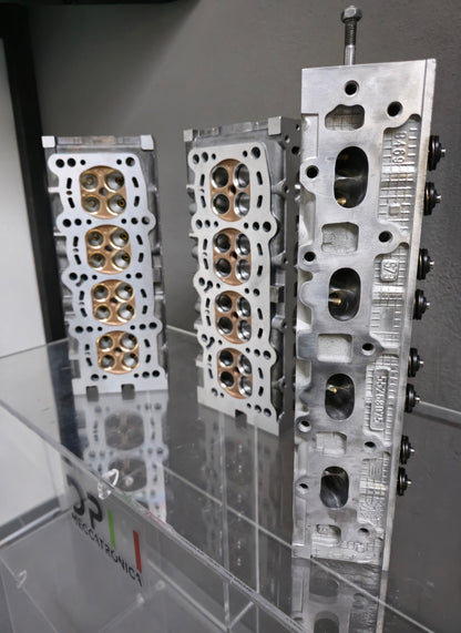 TESTATA ELABORATA 1.4 TJET 16V FIAT 500 ABARTH STRADALE PISTA COMPETIZIONE RACING (PROGETTO DPMECCATRONICA)