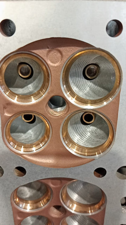 TESTATA ELABORATA 1.4 TJET 16V FIAT 500 ABARTH STRADALE PISTA COMPETIZIONE RACING (PROGETTO DPMECCATRONICA)