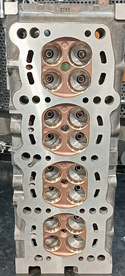 TESTATA ELABORATA 1.4 TJET 16V FIAT 500 ABARTH STRADALE PISTA COMPETIZIONE RACING (PROGETTO DPMECCATRONICA)