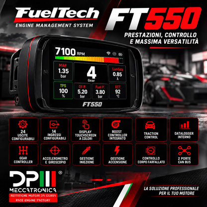 FuelTech FT550 | Centralina ECU Racing – DP Meccatronica