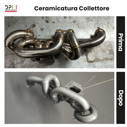 Trattamento CERAKOTE Collettore Scarico – Riduzione Temperature + Autorigenerante
