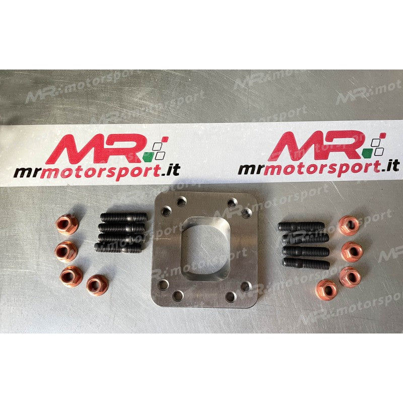 Kit Flangia Montaggio TD04 turbina Fiat 500 Abarth 1.4 T-Jet Turbo Adattamento