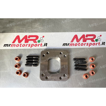 Kit Flangia Montaggio TD04 turbina Fiat 500 Abarth 1.4 T-Jet Turbo Adattamento