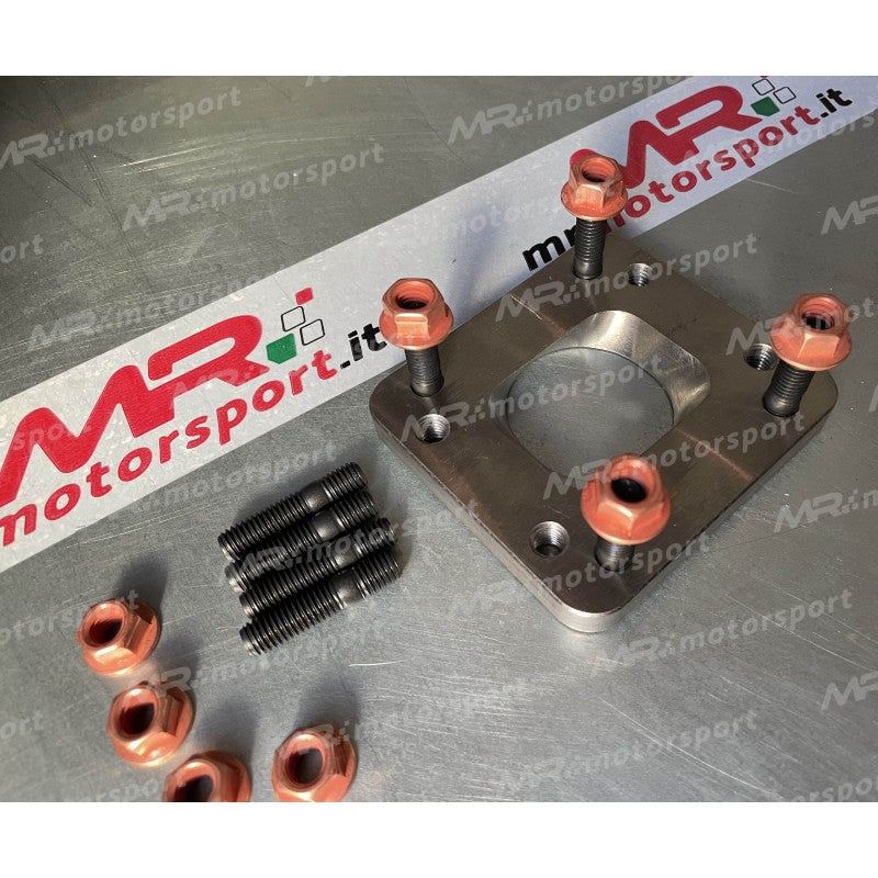 Kit Flangia Montaggio TD04 turbina Fiat 500 Abarth 1.4 T-Jet Turbo Adattamento