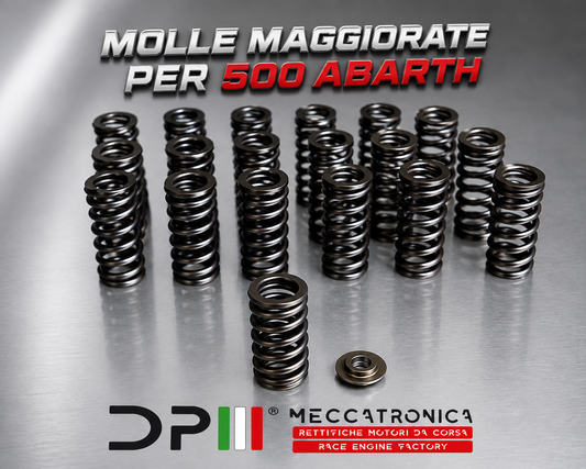 Kit molle valvola maggiorate rinforzate per testata elaborata Fiat 500 595 695 Abarth 1400 16v T-Jet