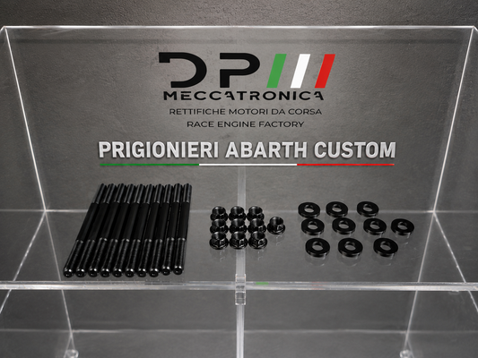 Prigionieri custom Banco per motori 500 Abarth 1.4 t-jet con dadi e rondelle m10